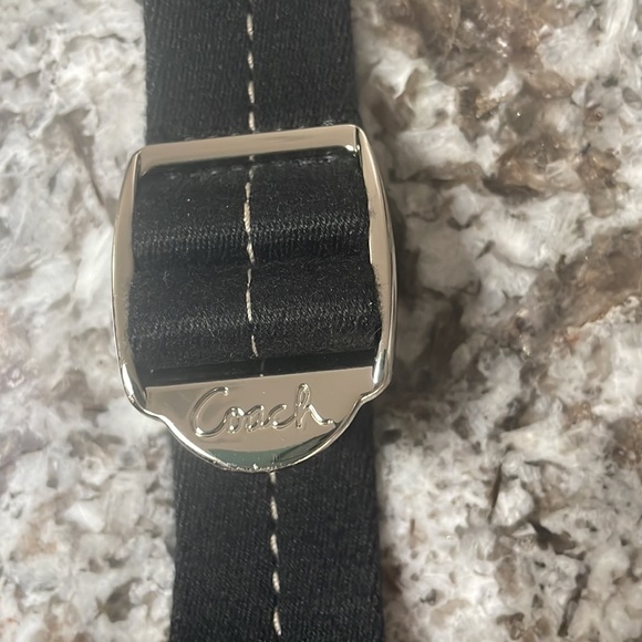 Coach kyra signature backpack purse black and grey - Picture 5 of 10